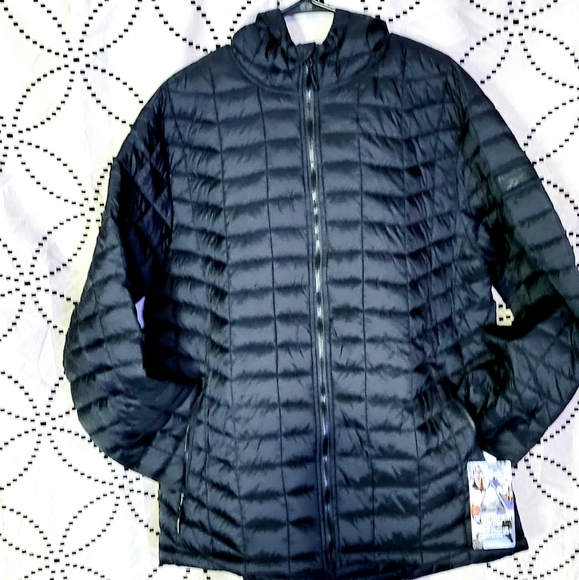 Reebook Mens Puffer Jacket Lightweight Glacier Shield Jacket Size XL - Picture 2 of 10